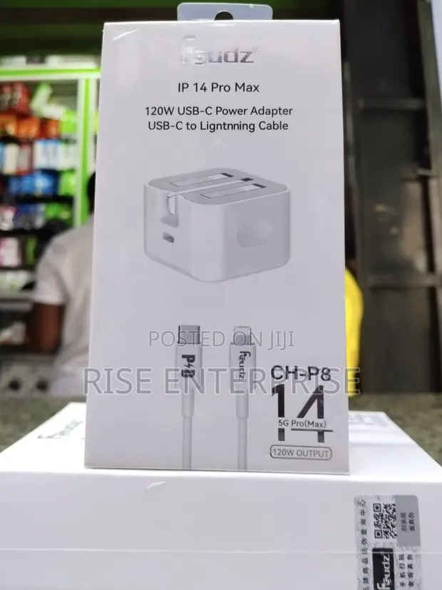 Chaja Kamili ya iPhone 14 Pro Max 120W na Kebo ya Lightning - 1