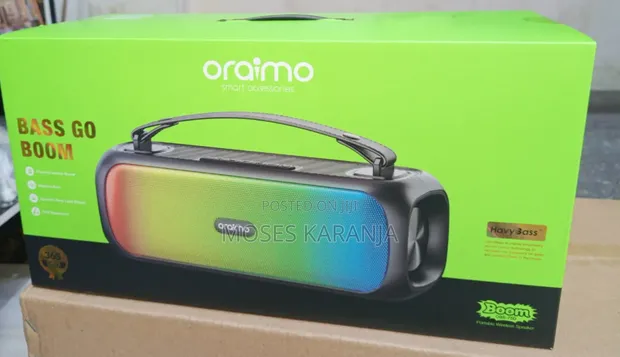 Oraimo Base Go Boom Wireless Bluetooth Speaker - 1