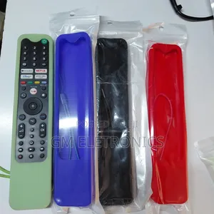 Original Sony Smart TV Voice Remote Control + Cover + Batteries