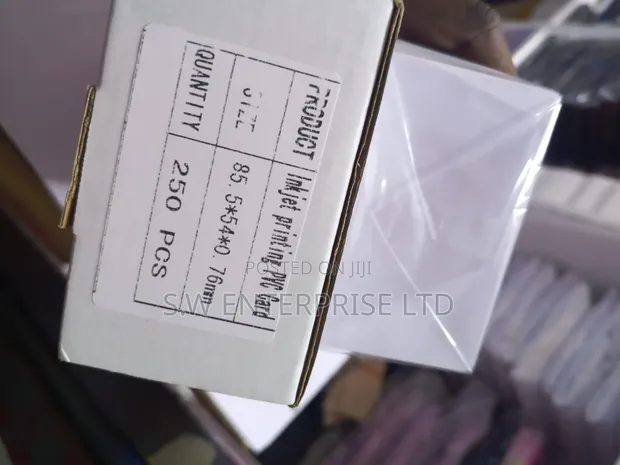 250 PCs Blank Inkjet Printable PVC ID Cards - 1