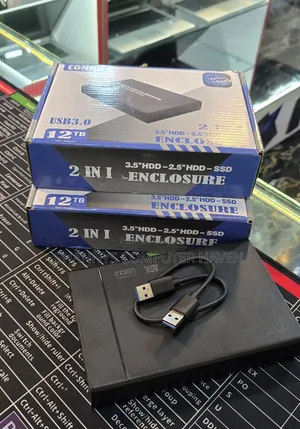 2-in-1 USB 3.0 HDD/SSD Enclosure - 3.5"/2.5" | 6Gbps