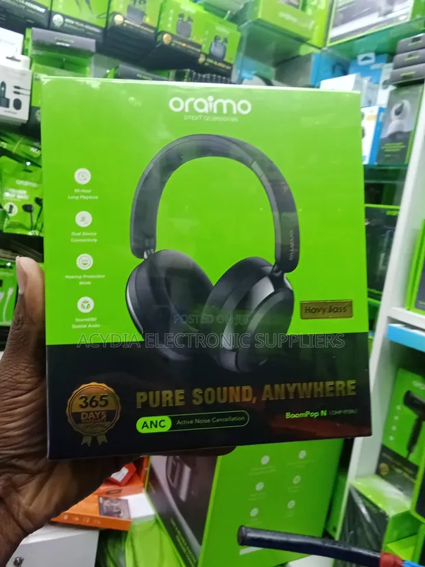 Oraimo Boompop N Noise Cancelling Wireless Headphones - 1