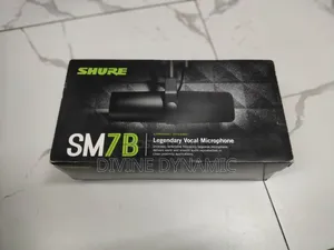 Shure SM7B Microphone ya Dynamic ya Cardioid