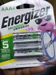 Energizer AAA Rechargeable Batteries - 1