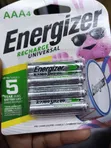 Energizer AAA Rechargeable Batteries - 2