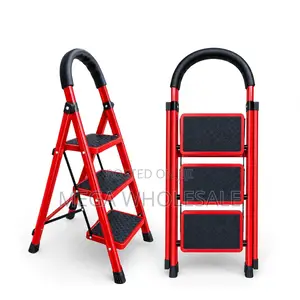 2, 3, 4, 5 Step Folding Ladder - Easy Storage
