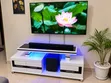 Kisima cha TV cha Kisasa chenye Nuru za LED na Hifadhi - 2