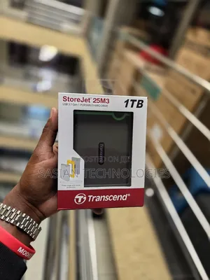 1TB Transcend External Hard Drive Mpya Kabisa