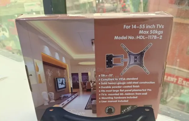 14-55 Inch Full Motion Swivel TV Wall Mount - 1