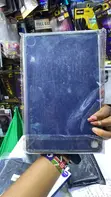 Navy Blue Trifold Flip Case kwa Samsung Galaxy Tab S6 Lite 10.4-Inch - 2