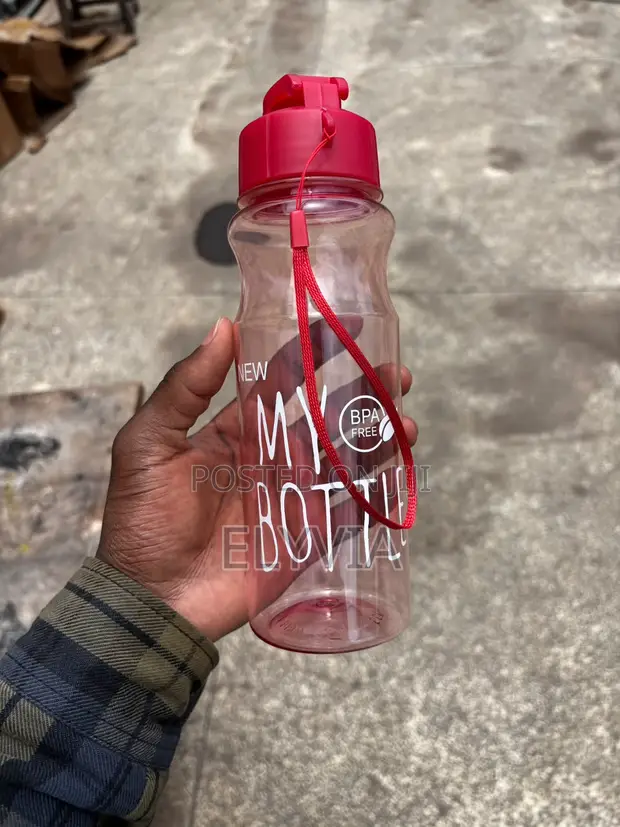 Red 500ml Water Bottle - 1