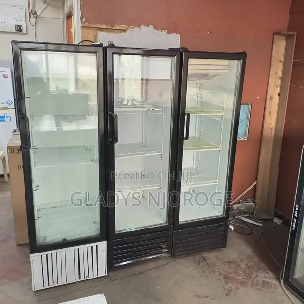 Premier 300L Display Fridge (Black/White) - 1