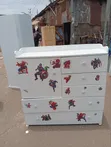 Chest of Drawers - 4x4 ft, White - 2