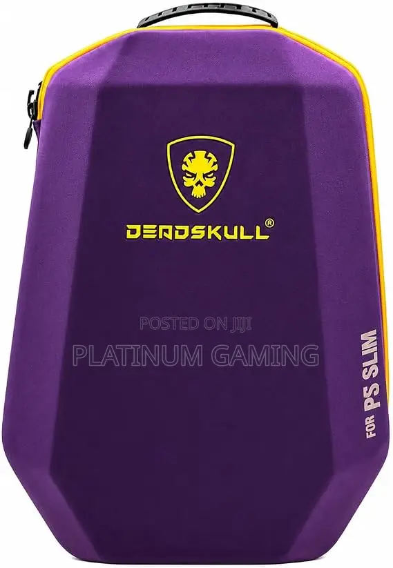 PS5 Slim Carrying Backpack - Hard Shell Travel Bag - 1