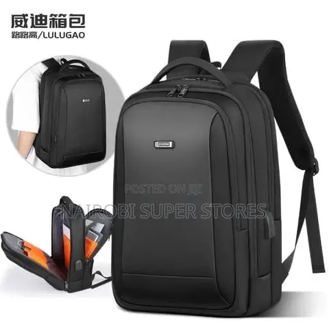 Waterproof Laptop Backpack - Multi-Compartment Business Travel Bag - 1