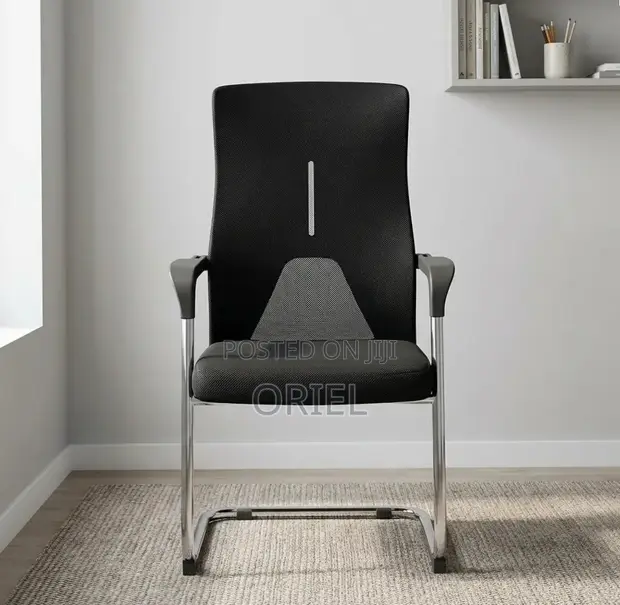 Corporate Mesh Guest Chair - Black - 1