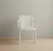 White Classical Armed Dining Chairs (Set of 4) - 4