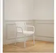 White Classical Armed Dining Chairs (Set of 4) - 5