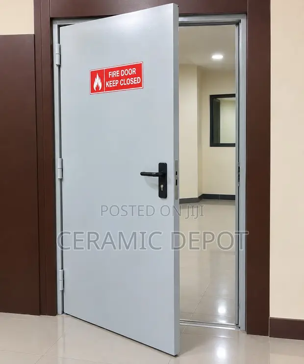 Ninz Mlango wa Kuzuia Moto wa Dakika 90 Unaofungwa Kiotomatiki (1m x 2.5m) - 1
