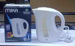 Mika 1.7L Corded Electric Kettle - White
