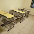 Seti ya Meza na Kiti cha Kisasa cha Shule - 2