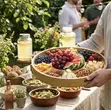 4-Piece Bamboo Serving Tray Set - 2