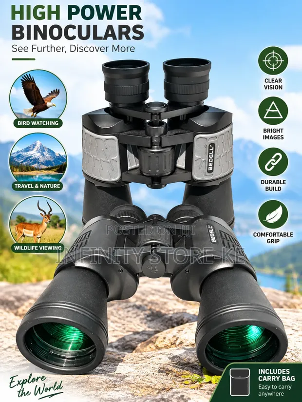 Professional Binoculars - Clear Vision for Outdoor Travel & Sport - 1
