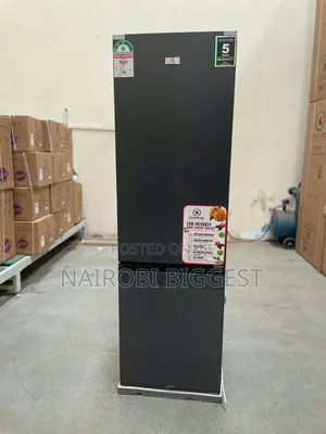 Smartpro 230L No Frost Double Door Fridge - Bottom Freezer