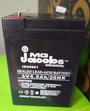 MG Jacobs 6V 4.5Ah Betri Inayoweza Kuchajiwa