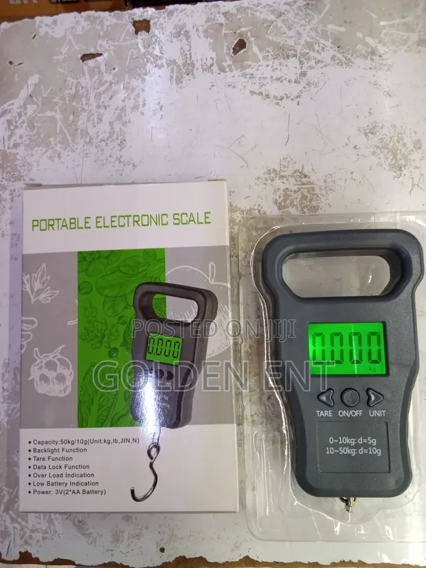 Portable Electronic Scale - 50kg Hanging Scale - 1