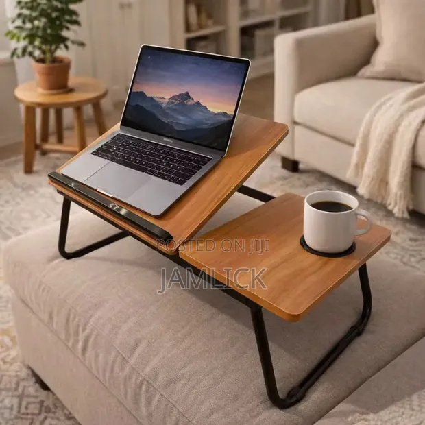 Adjustable Tilting Laptop Folding Table - 1