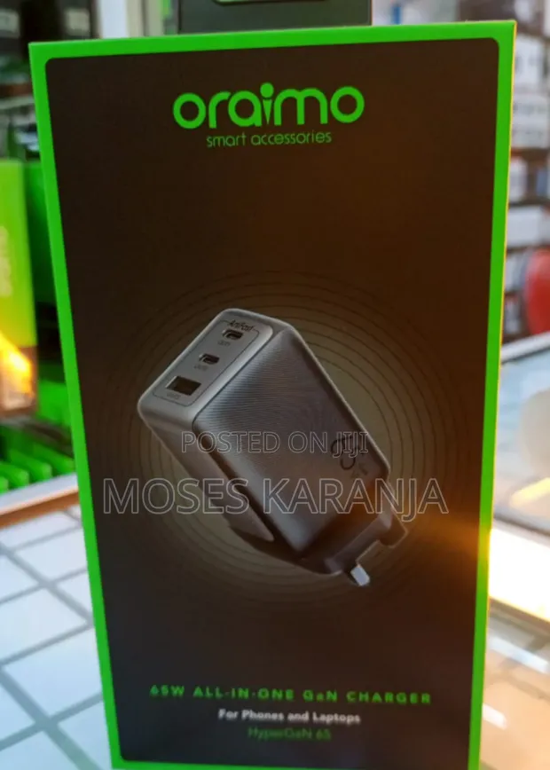 Oraimo 20W Fast GaN Wall Charger - 1