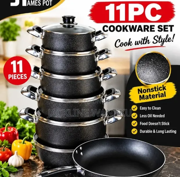 James Pot 11pc Cookware Set - 1