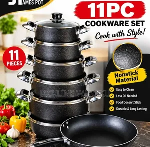 James Pot 11pc Cookware Set
