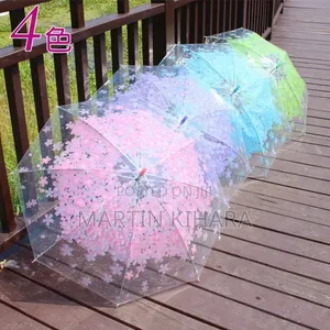Transparent Umbrella - Flowered & Polka Dot