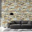 Karatasi ya Ukuta ya Stone Effect - Roli za 0.5m x 10m - 1