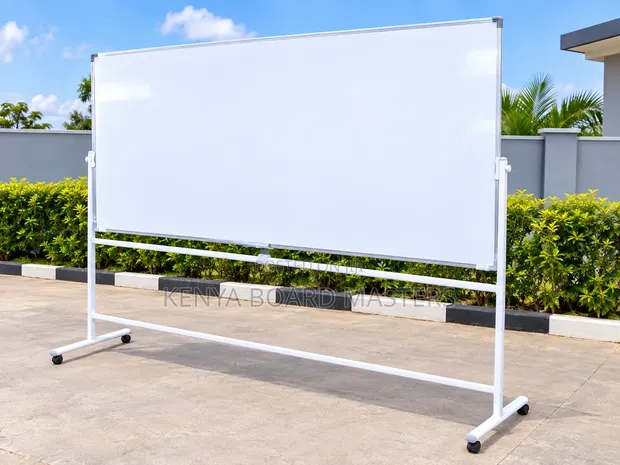 240x120cm Whiteboard with Movable Stand - 1