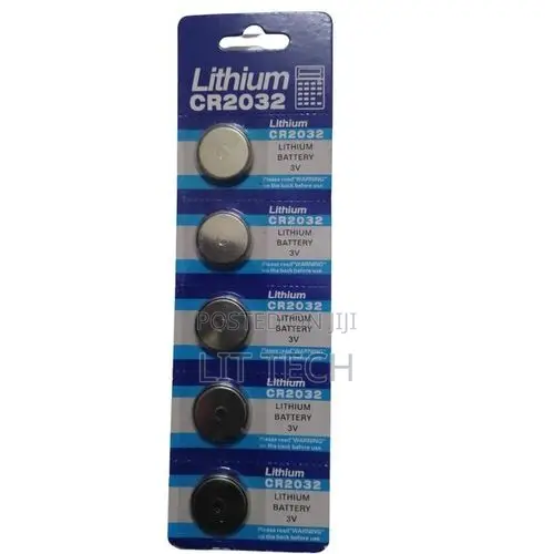5-Pack CR2032 3V Lithium Coin Cell Batteries - 1