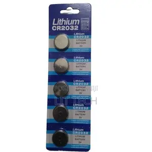 5-Pack CR2032 3V Lithium Coin Cell Batteries