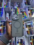 Kifaa cha MagSafe Nyeusi cha Matte chenye Frosted kwa iPhone 16 Pro Max - 2