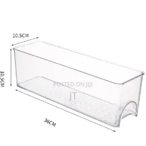 Clear Fridge & Pantry Organizer Bin (36cm)