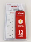 Tronic 4-Way Extension with Surge Protector - 1