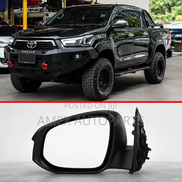 Kioo cha Side cha Toyota Hilux Revo (Cheusi, Manual) - 1