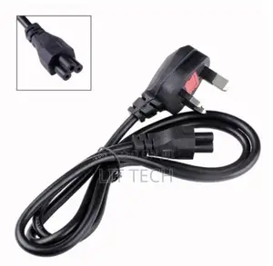 Kebo ya Stima ya UK 3-Pin kwenda IEC C5 (Kebo ya Maua)