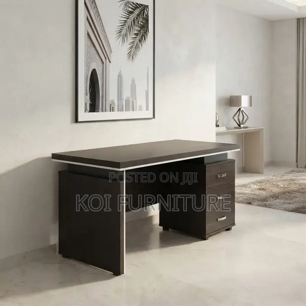1400mm Executive Office Desk with Stationery Drawers - 1