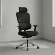 Orthopedic Executive Office Leather Chair with Headrest - 4