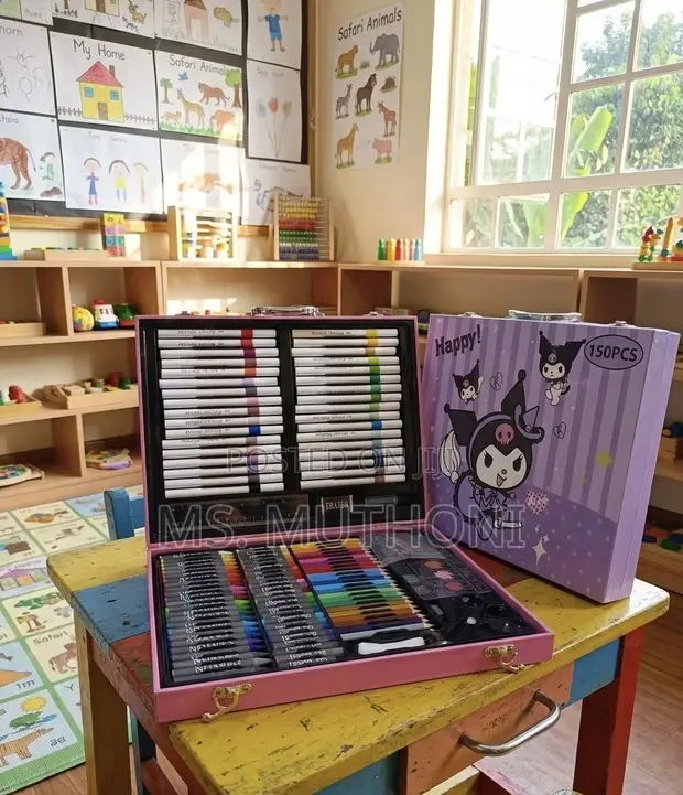 Sanrio Kuromi Themed Drawing Painting Kit - 1