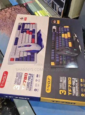 Twolf TF780 Set ya Michezo ya Kubahatisha ya Mitindo Mitatu (Kinanda + Panya + Pedi ya Panya)