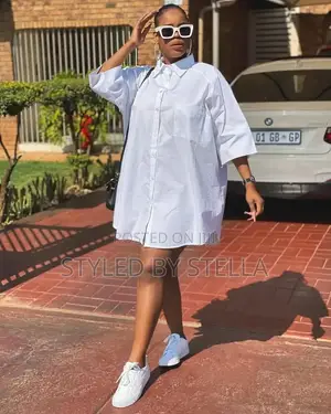 Oversized White Tshirt Dress