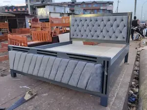 Kitanda cha Executive Grey Chesterfield 5x6